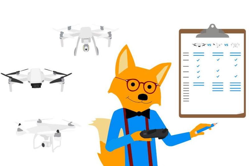 Der Smart Home Fox testet unterschiedliche Drohnen